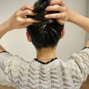 헤어 올림머리 10cm 잔머리 고정핀