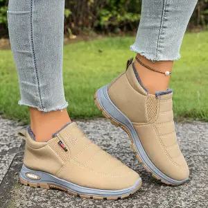 [굿쇼핑몰]남성 여성 빅사이즈 아웃도어 2컬러 패딩 부츠 3cm