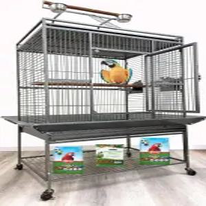 대형 우아하고 내구성이 뛰어난 연철 놀이터 농어 스탠드 탑 클라이밍 사다리 버드 앵무새 롤링 금속