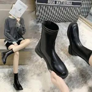 클래식 614OWJ96 따뜻 기모안감 지퍼 캐주얼 여성 워커