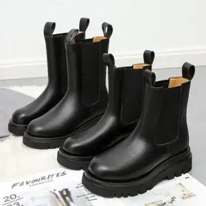 여자워커 798YZT09 데일리 밴딩 캐주얼 미들 롱 통굽