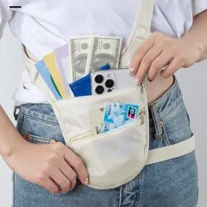 [셀러에이드]초밀착 도난방지 크로스백 여행용 여권 케이스 파우치