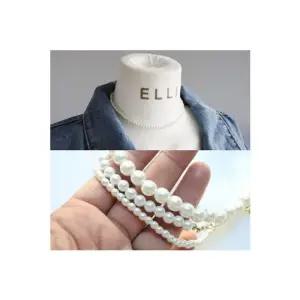 얇은 진주 목걸이 3종 초커 쵸커 네크리스 액세사리 선물 10대 20대 30대