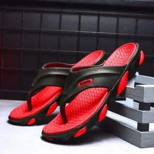 남성용 여름용 경량 EVA 울프 슬리퍼 플립플랍 샌달 쪼리