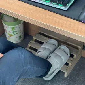 뚱카롱 그레이 남성용 쿠션 슬리퍼