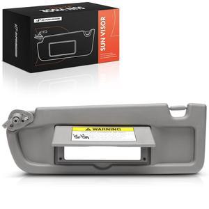 A-프리미엄 드라이버 왼쪽 사이드 선바이저, 혼다 시빅 2006 2007 2008과 호환 - 베니티 미러, 다크 그레이 컬러 83280-SNA-A01ZA, 83280SNAA01ZA 대체