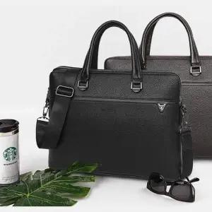 슬림 디자인 다기능 서류가방 남성용 오피스 수납 가방