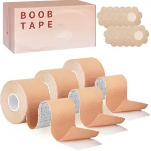 세컨즈 카운트다운 가슴 팅용 테이프 - 10개 여성용 바디 투명 브라