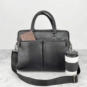 [셀러에이드]남성용 가죽 서류가방 정장용 브리프케이스 직장인 고급형