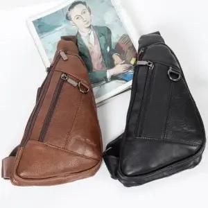 BM_11213 가죽 슬링백 중지갑 반지갑 고급반지갑 남성반지갑 남성중지갑 선물용지갑