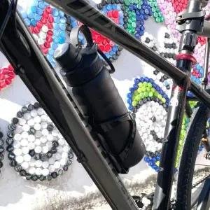 블랙 물통거치대 자전거 물병