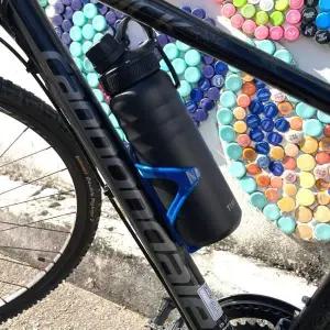 자전거 물병 물통거치대 블루