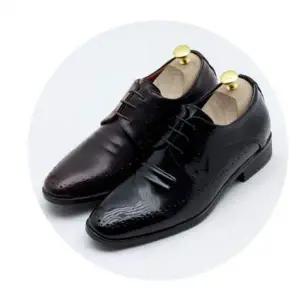 남성용 소가죽 정장구두 캐주얼 단화 블랙 신발
