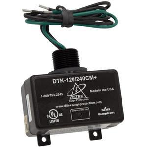 DITEK DTK-120 / 240CM+ 서지 차단기 병렬 보호기 다목적 NEMA 4X UL1449 상장 SPD 타입 1 2W(+G) 120 240VAC