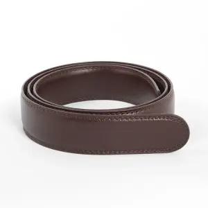 브라운 교체용 자동버클 소가죽 남성 정장벨트 남성벨트 양복벨트 세미정장벨트