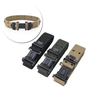 N4067 군인 부대 탄티 전술 아웃도어 벨트 베이지 군부대 탄띠