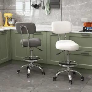 높은 의자 스툴 식당 회전 바퀴 벨벳 홈바 바텐 스탠딩 바체어 캐셔