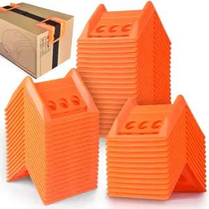 화물 적재 트럭 운송을 위한 CONLI 50 팩 가장자리 보호기 플랫베드 액세서리 플라스틱 보호용 웨빙과 함께