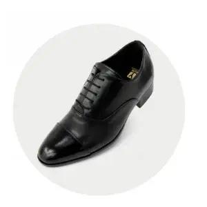 남성용 소가죽 정장 구두 단화 블랙 신발