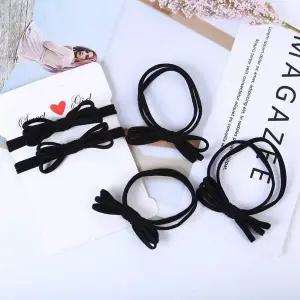 [셀러에이드]TBZ 블랙리본 머리끈 헤어밴드
