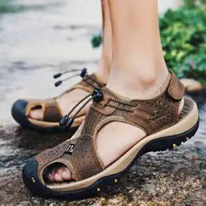 남성용 아웃도어 샌들 트레킹용 남자 스포츠 슬리퍼