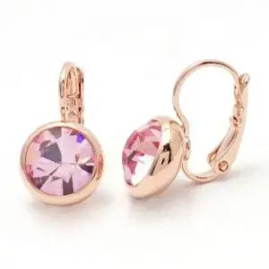 패션 하이퀄리티 드롭귀걸이 원터치 데일리 8mm 로즈 하이퀄리티 드롭귀걸이