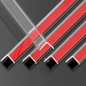 투명한 자가 접착식 미니 벽 모서리 보호대 귀여운 및 문틀 캐비닛 바닥판 문 테이블 계단 쉽게 자를 수