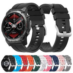 Zeblaze Ares 3/Vibe 7 Pro/Stratos 2 3/GTS 3 GTR 시계 밴드 실리콘 Xiaomi S4 22mm 팔찌 용 S1 스트랩 S3 S2 Watch