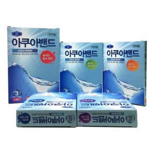 [2개구성] 방수 5EA 아쿠아 밴드 생활건강용품 대형 6매 일양 대지인팜 숨쉬는 LWFE6B26
