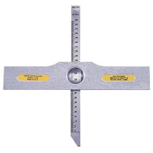 Haltec N-1410 트레드 깊이 게이지, 알루미늄, 7인치