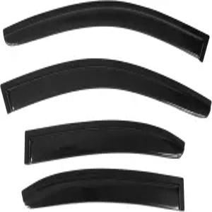 2011-2018 폭스바겐 제타와 호환되는 윈도우 바이저 다크 스모크 카 레인 선 쉐이드 가드 IKON 모터스포츠