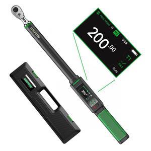 라베토르 디지털 토크 렌치, 1/2 7.38-147.5 Ft-lbs/10-200 N.m, 자동차 모터사이클 및 자전거용 버저 LED 표시등으로 2 % 정확도