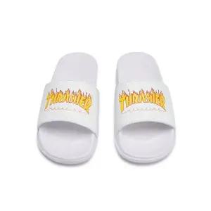 매장정품THRASHER 플레임 슬라이드 화이트TR2301SN01WH108971