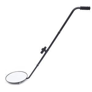 HIFMGHE 12인치 차량용 검사 미러, LED 조명이 장착된 휴대용 접이식 미러 및 자동차 트럭 차고 산업용