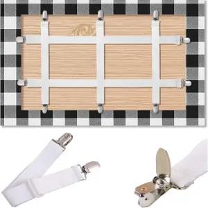 테이블 천 홀더 클립 숨겨진 스트랩 5팩 조절 가능한 신축성 피크닉 두꺼운 테이블용 실내 대형 클램프