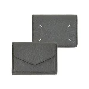 [라벨루쏘] [메종 마르지엘라] FW25 여성 스티치 트라이폴드 지갑 S36UI0416 P4455