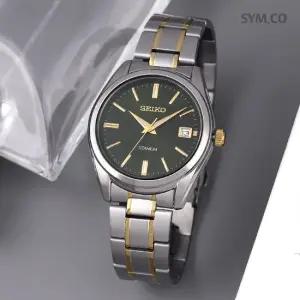 세이코 SUR377P1 사파이어 클래식 정장 그린 콤비 티타늄 남자 메탈 시계 d