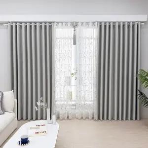 [지나송]레이첼 암막커튼+코디커튼+커튼봉(특대형)