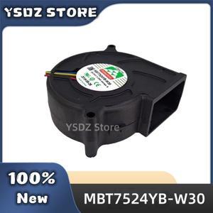 100% 새 제품 MBT7524YB-W30 4선 24V 0.24a 7530 7.5CM PWM 용리 드럼 팬