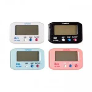 432개입 3500 아이비스 스톱워치 1박스 10498 IB-300L 스터디용품 무소음스톱워치 수능타이머