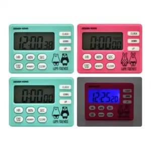 고미프렌즈 카운트다운 배터리 카운트업 알람 LR44 라 스톱워치 만보계 타이머 수능시계