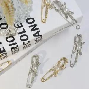 포인트 진주 브로치 장식옷핀 큰옷핀 옷핀 패션브로치 브롯치