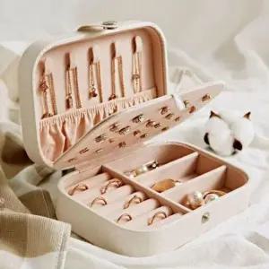 장식 수납함 목걸이 보관함 휴대용 쥬얼리 귀걸이 장 악세사리정리함 장신구보관함