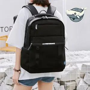 모던 블랙 백팩 학생 가방 데일리 실용 가방 중학생책가방 학원가방 고등학생책가방