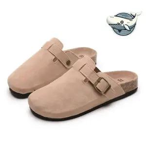 편안한 사무실 스웨이드 슬리퍼 데일리 버클 여성슬리퍼 여름슬리퍼 발편한슬리퍼