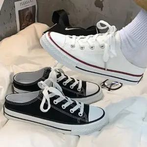 학생 스니커즈 스니커즈뮬 단화 캐주얼신발 슬립온 ZG 뮬 캔버스단화 여자신발 슬립온