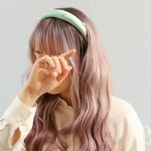 진주 새틴헤어밴드 헤어밴드 머리끈 볼륨 머리띠 새틴 새틴머리띠 새틴헤어밴드