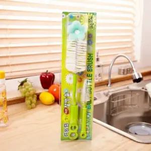 항균 회전 젖병솔 세트 실리콘솔 젖병세척솔 텀블러솔