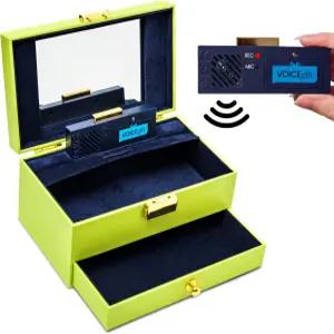 보이스기프트 메모리 박스 탈착식 음성 녹음 모듈이 있는 가능한 사진 및 보석용 장식용 기념품 상자 60초