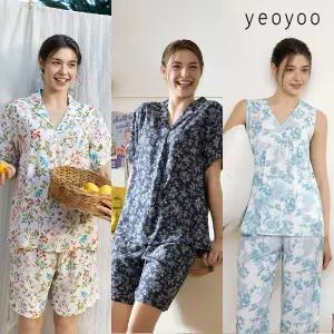 [여유][여유] [론칭가 89,900원] 25SS최신상 여유(yeoyoo) 파자마 3세트(6종)